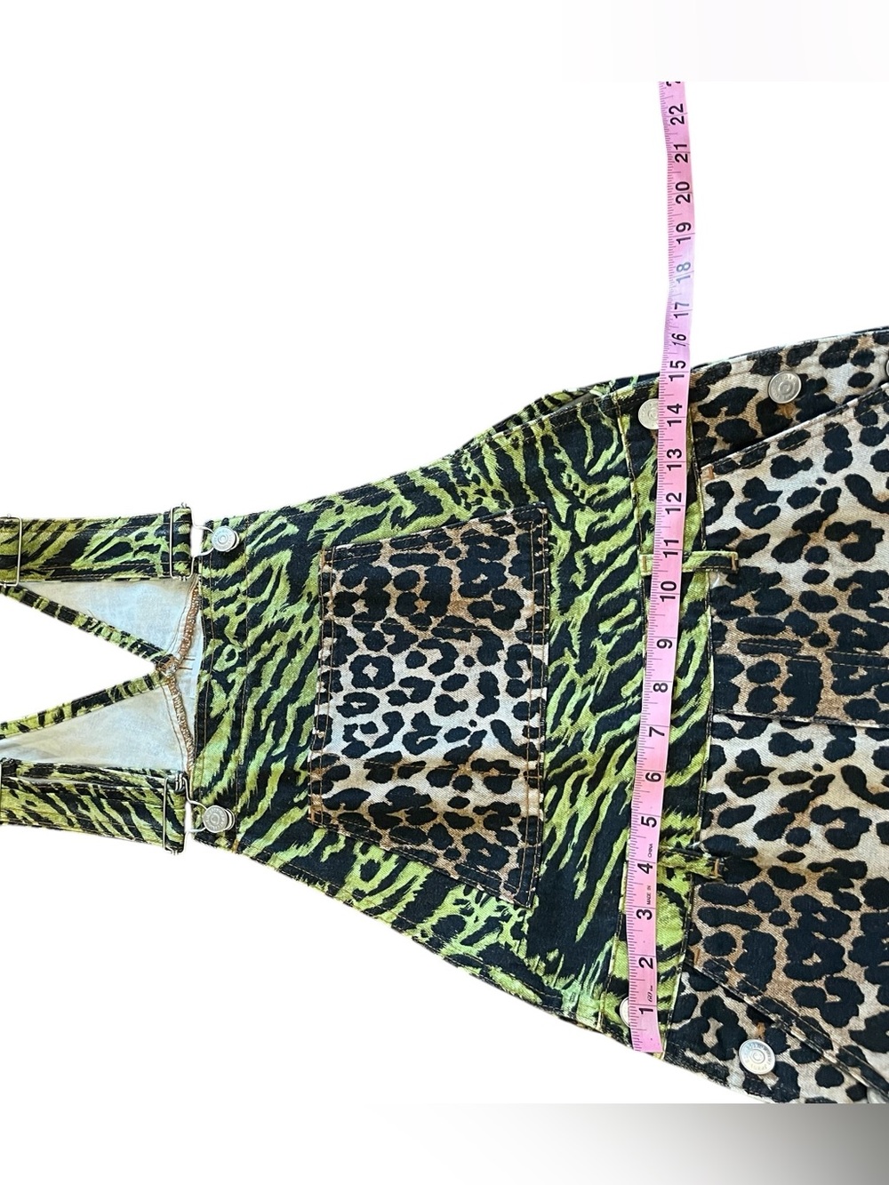 GANNI Animalier Printed Cotton Animal Leopard Print Overalls Jumpsuit - Picture 7 of 13